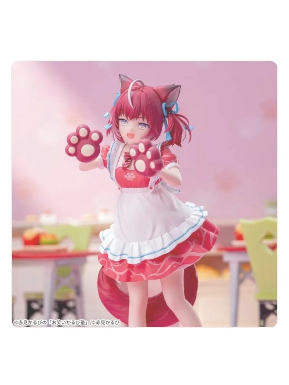 Akami Karubi Anime Figure by Lumica - Adorable Catgirl with Paws and Tail